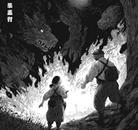 动作题材韩漫代表封面，动态构图呈现打斗张力